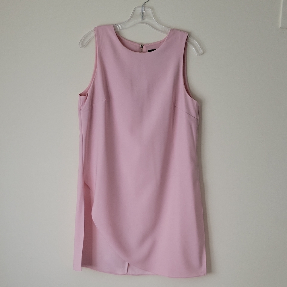 White House Black Market Women's Pink Tunic- Size 10